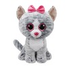 TY Meteor Jūs Beanie Boos Kiki - Pilka katė 42 cm (36838)