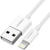 UGREEN nikeliuotas USB - Lightning laidas MFi 1m