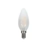 4W LED lemputė V-TAC E14, žvakės formos, matiniu stikliuku, (2700K) šiltai balta