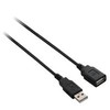 Kabelis USB V7 USB-A - USB-A 1.8 m Juodas (V7E2USB2EXT-1.8M)