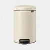 Šiukšliadėžė Brabantia NewIcon, smėlio, 12l, 41.1cmx25.1cm