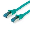 Value Patch-cord S/FTP Cat.6A žalia 1m