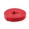 Vertė VALUE organizatorius Velcro ant ritinėlio, 10 mm, Raudona, 25 m