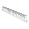 Value Organizer 19" 1U do kabli Pilka