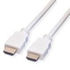 Kabelis Value HDMI - HDMI 7.5m balta (JAB-2454220)