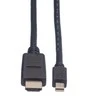 Kabelis Value Rodyti Port mini - juodasis HDMI 3m (11.99.5792)