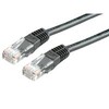 VALUE Kabelis krosowy PatchCord UTP Kat.6 0.5m juoda