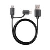 Varta Charge &amp; sync laidas 2in1: Lightning &amp; Micro USB 57943 laidas