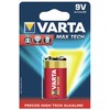 Varta MAX TECH Alkaline 9V Vienkartinė baterija Šarminis