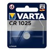 Baterija - VARTA CR1025 3V Ličio Monetų Elementas 10mm x 2.5mm