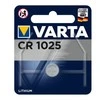 Baterija - VARTA CR1025 3V Ličio Monetų Elementas 10mm x 2.5mm