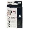 Velcro Lipnios juostelės su ypač stipriais lipniais kabliukais ir kilpelėmis, 50 mm x 100 mm x 2 vnt., juodos