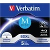 Verbatim 43834 neįrašytas „Blu-Ray“ diskas BDXL 100 GB 5 vnt