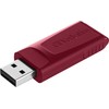 Verbatim USB atmintinė, USB 2.0, 32GB, Slider, mėlyna, raudona, 49327, USB A, usb su ištraukiama jungtimi. 2 vnt