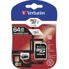 Atminties kortelė Verbatim Micro SDXC 64GB Class 10 su adapteriu