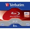 Verbatim (43615) BluRay BD-RE SL Verbatim 25GB, 2x 5 v/pak.