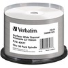 1x50 Verbatim CD-R 80 / 700MB 52x baltas platus terminis spausdinimas