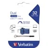 Verbatim Pendrive 32GB USB-C/USB-A juodos spalvos 49966