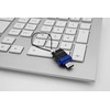 Atminties kortelė Verbatim Pendrive 64GB USB-C/USB-A juodos spalvos 49967