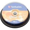Verbatim DVD-R 4.7GB 16X 10pack AZO Matinis Sidabrinis cake box - 43523