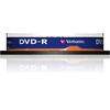 Verbatim DVD-R 4.7GB 16X 10pack AZO Matinis Sidabrinis cake box - 43523