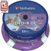 VERBATIM 25x DVD+R DL 8,5GB 8x Spindel platus spausdinimo paviršius