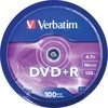 Verbatim DVD+R 100 vnt. pakuotė