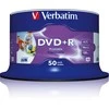 Verbatim DVD+R diskai, su spausdinamu paviršiumi, 50 vnt. x 4,7 GB