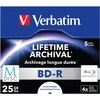 VERBATIM M-Disc BD-R vieno sluoksnio 25 GB rašalinis spausdinimas 5xJC
