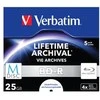 VERBATIM M-Disc BD-R vieno sluoksnio 25 GB rašalinis spausdinimas 5xJC