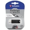 VERBATIM PINSTRIPE USB Stick 128GB 3.0 juodas