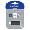 Verbatim PinStripe USB atmintukas 64 GB USB A tipo 2.0 Juoda