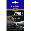 Atminties kortelė Tab Verbatim Pro + Micro SDXC 64 GB klasė 10 UHL- / U1 (44034)