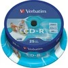 VERBATIM CD-R 25vnt pakuotė, PRINT 43439