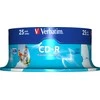 VERBATIM CD-R 25vnt pakuotė, PRINT 43439