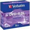 VERBATIM dviejų sluoksnių DVD+R 240 min. / 9,4 GB 8x 5 pakuočių papuošalų dėklas, atsparus įbrėžimams