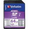 Atminties kortelė Verbatim kortelė Premium U1 SDXC 64GB V10 juodos spalvos 44024