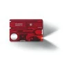 Victorinox Įrankių kortelė SwissCard Lite in red transparent