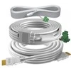 Vision TC3-PK10MCABLES - 10 m - VGA (D-Sub) - VGA (D-Sub) - Male/Female - Baltas - Sidabrinis