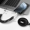 Kabelis USB Vonmählen USB-A + USB-C - USB-C + Lightning 0.75 m Juodas (ALC00001)