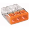 Jungtis 3x0.5-2.5mm oranžinė WAGO