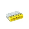 Jungtis 5x0.5-2.5mm geltona WAGO
