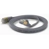 Wantec plokščias CAT6A FTP pataisymo kabelis – 0,2 m – Cat6a – F/UTP (FTP) – RJ-45 – RJ-45 – pilkas (7072)