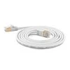 Wantec Patchkabel SSTP CAT7 Ste. CAT6a d=4mm 0,25m baltas