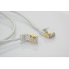 Wantec wW Patch CableCat.7 RohCable kampuotas (90°oben) SSTP pilkas 3,0 m (7574)