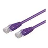 Goobay Goobay CAT 6 Komutacinis kabelis U/UTP Violet 1m