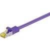 „Goobay“ RJ45 jungiamasis kabelis, CAT 6A S/FTP (PiMF), 500 MHz su CAT 7 žaliais kabeliais, Violetinis - Kabelio ilgis 1 m