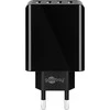 Goobay Įkroviklis Triton 4-kierunkowa kroviklis USB (30W) juoda