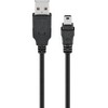 Goobay USB 2.0 didelės spartos laidas, juodas, 1 m