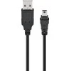 Goobay USB 2.0 didelės spartos laidas, juodas, 1 m